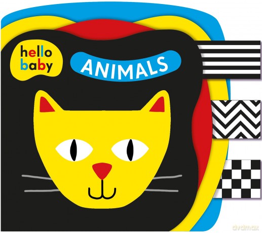 Animals (Hello Baby): A high contrast book for newborns (Hello Baby, 1) - Roger Priddy [KSIĄŻKA]