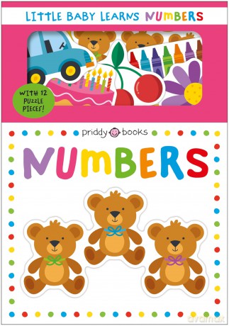 Little Baby Learns Numbers UK edition (Little Baby Learns, 2) - Roger Priddy [KSIĄŻKA]