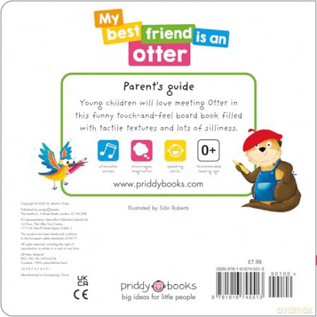 My Best Friend Is An Otter (My Best Friend is A, 4) - Priddy Books [KSIĄŻKA]