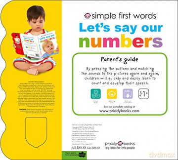 Let's Say Our Numbers (Simple First Words) - Roger Priddy [KSIĄŻKA]