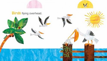 A Day at the Beach with The Very Hungry Caterpillar: Tabbed Board Book - Eric Carle [KSIĄŻKA]