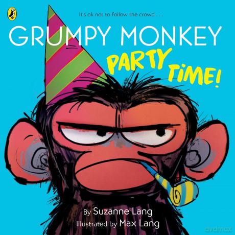 Grumpy Monkey Party Time!: A picture book about social anxiety for kids - Suzanne Lang [KSIĄŻKA]
