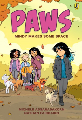 PAWS: Mindy Makes Some Space: An adorable graphic novel series about friendship and pets perfect for fans of The Baby-Sitters Club: 2 (PAWS, 2) - Nathan Fairbairn [KSIĄŻKA]