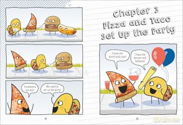 Pizza and Taco: Best Party Ever!: The laugh-out-loud funny graphic novel for kids: 2 (Pizza and Taco, 2) - Stephen Shaskan [KSIĄŻKA]