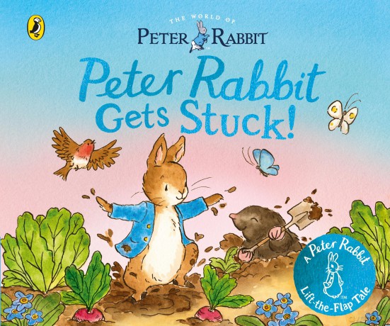 The World of Peter Rabbit: Peter Rabbit Gets Stuck!: A lift-the-flap board book (Peter Rabbit Lift-the-Flap Tales, 1) - Beatrix Potter [KSIĄŻKA]