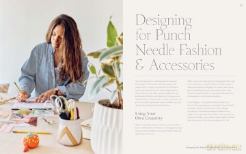 Punch Needle Fashion: 15 Punch Needle Projects for Crafting Accessories and Wearables - Micah Clasper-Torch [KSIĄŻKA]