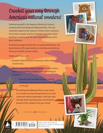 Crocheting the National Parks: 20 Patterns for Accessories, Home Décor, Plushies, and More Inspired by Natural Wonders - Krista Ann [KSIĄŻKA]