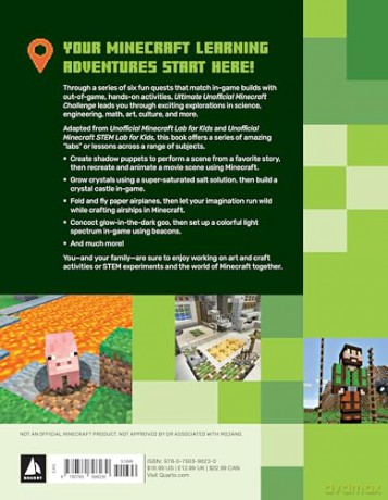 Ultimate Unofficial Minecraft Challenge: A Collection of Creative, Collaborative Projects That Connect In-game Challenges with Hands-on Activities - John Miller [KSIĄŻKA]