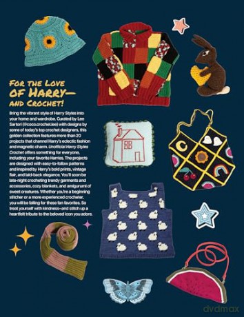 Unofficial Harry Styles Crochet: 20+ Projects Inspired by the Music and Style Icon (Celebrity Crochet) - Lee Sartori [KSIĄŻKA]