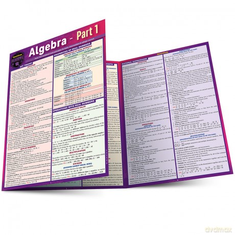 Algebra Part 1: A Quickstudy Laminated Reference Guide - S B Kizlik [KSIĄŻKA]