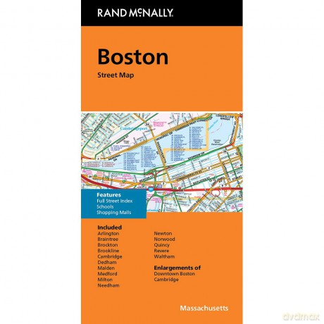 Fm Boston Ma Street - Rand McNally [KSIĄŻKA]