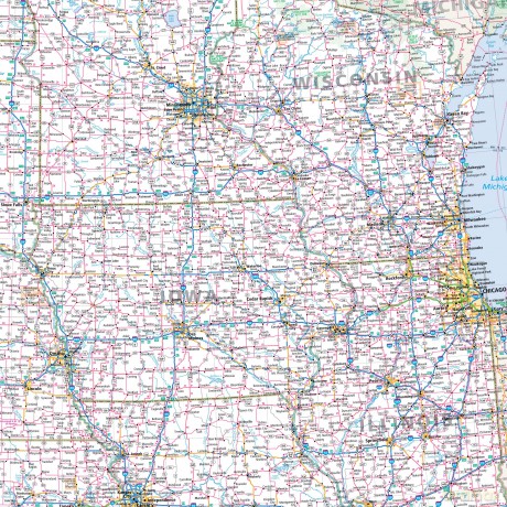 Fm Central Us - Rand McNally [KSIĄŻKA]