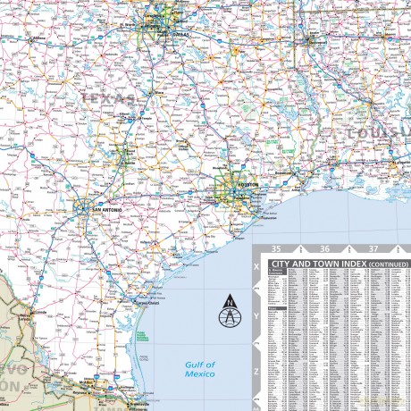 Fm Central Us - Rand McNally [KSIĄŻKA]