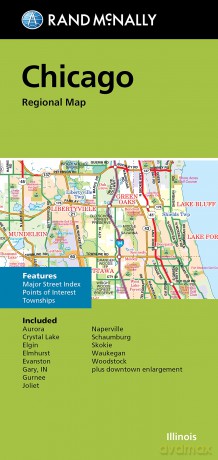 Fm Chicago Il Regional - Rand McNally [KSIĄŻKA]