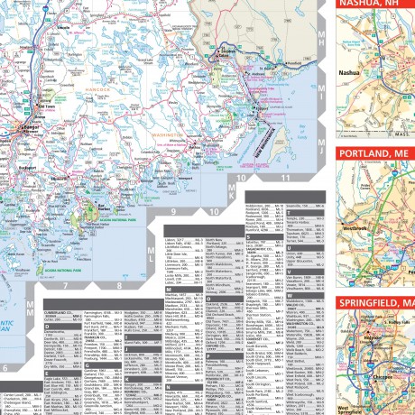 Fm New England - Rand McNally [KSIĄŻKA]