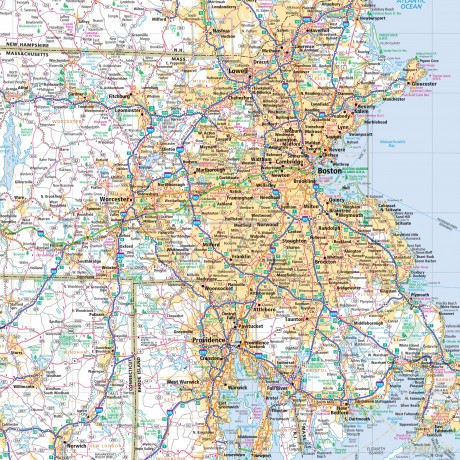 Fm New England - Rand McNally [KSIĄŻKA]