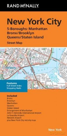 FM NEW YORK CITY 5 BOROUGHS NY: Nysm - Rand McNally [KSIĄŻKA]