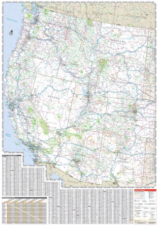 Fm Western Us - Rand McNally [KSIĄŻKA]