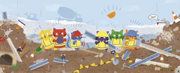 Cats in Construction Hats (Cats in Hats) - Sudipta Bardhan-Quallen [KSIĄŻKA]