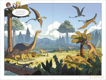 Magic Tree House Fact Tracker Graphic Novel: Dinosaurs (Magic Tree House Fact Tracker Graphic Novels) - Mary Pope Osborne [KSIĄŻKA]