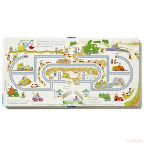 Richard Scarry's Cars and Trucks Touch-and-Trace - Richard Scarry [KSIĄŻKA]