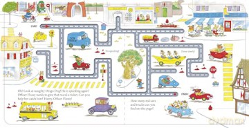 Richard Scarry's Cars and Trucks Touch-and-Trace - Richard Scarry [KSIĄŻKA]
