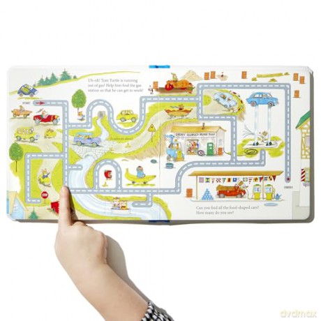Richard Scarry's Cars and Trucks Touch-and-Trace - Richard Scarry [KSIĄŻKA]