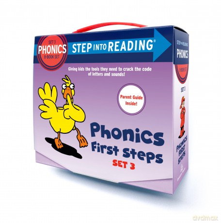 Step into Reading Set 3 Phonics First Steps Box Set: Includes 8 easy-to-decode books and Parent Guide - Ron Lieser [KSIĄŻKA]