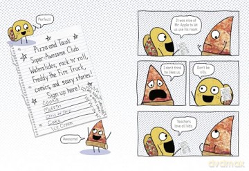 Pizza and Taco: Coolest Club Ever!: (A Graphic Novel) - Stephen Shaskan [KSIĄŻKA]