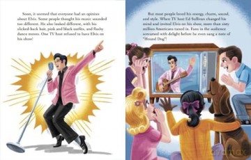 Elvis Presley: A Little Golden Book Biography (Little Golden Book Biographies) - Lisa Jean Rogers [KSIĄŻKA]