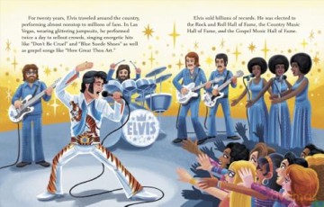 Elvis Presley: A Little Golden Book Biography (Little Golden Book Biographies) - Lisa Jean Rogers [KSIĄŻKA]