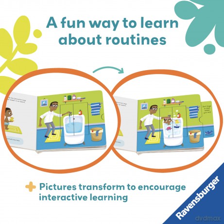 Ravensburger Play+ Me and My Day: Bedtime - Infant and Baby Educational Book - Toddler Activity and Development Gifts - 18 Months+ - Dynamo Limited [KSIĄŻKA]