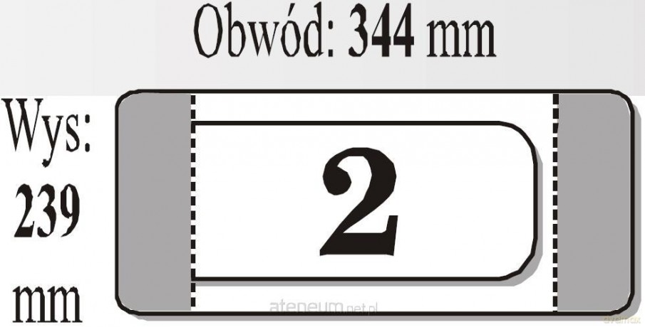 Okładka książkowa nr 2 (50 szt) IKS [SZKOŁA]