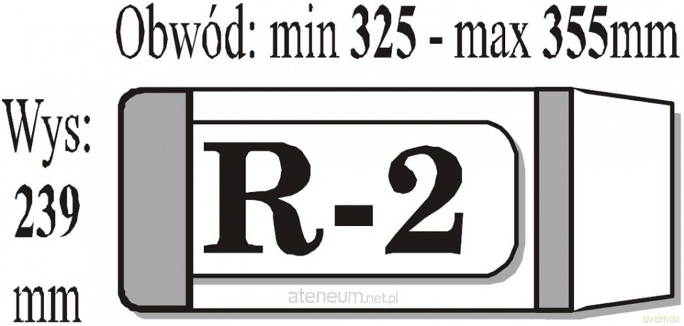 Okładka książkowa regulowana R2 (50 szt) IKS [SZKOŁA]