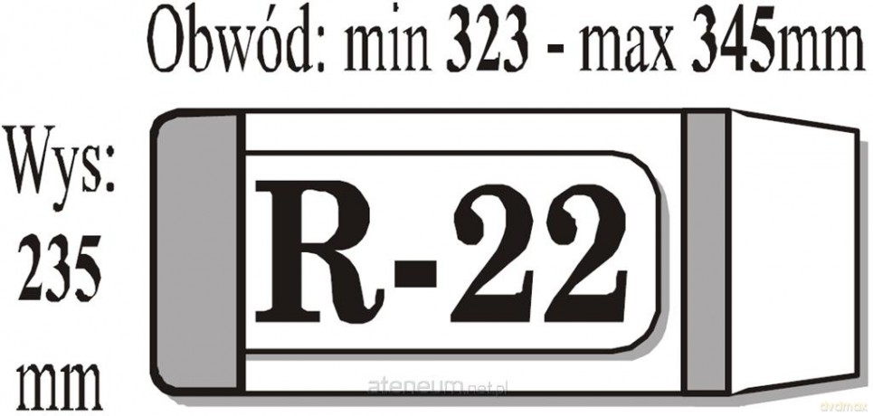Okładka książkowa regulowana R22 (50 szt) IKS [SZKOŁA]