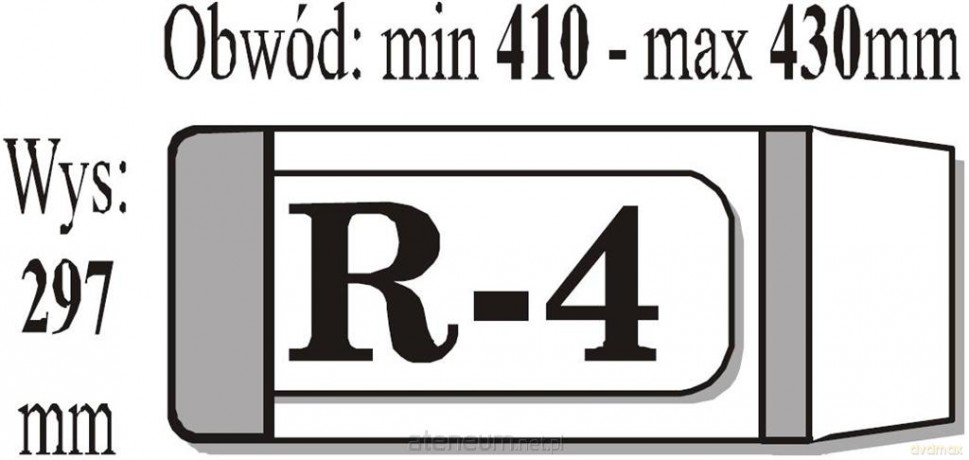 Okładka książkowa regulowana R4 (50 szt) IKS [SZKOŁA]