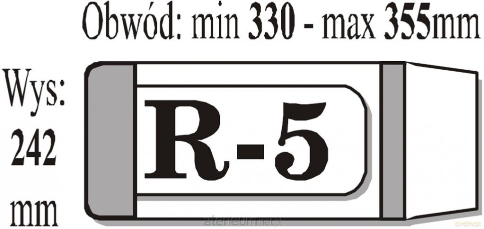 Okładka książkowa regulowana R5 (50 szt) IKS [SZKOŁA]