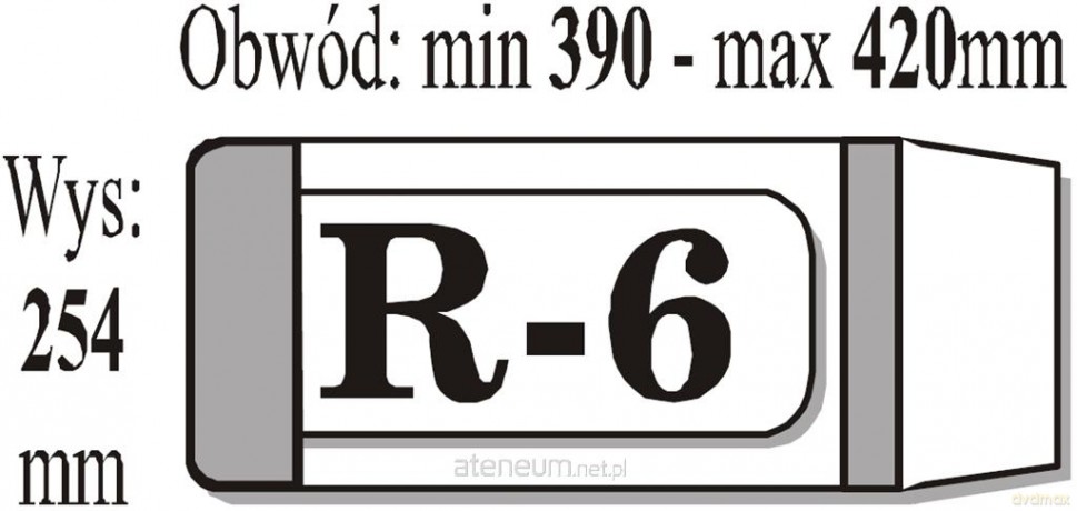Okładka książkowa regulowana R6 (50 szt) IKS [SZKOŁA]