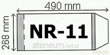 Okładka na podr A4 regulowana nr 11 (50szt) NARNIA [SZKOŁA]