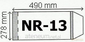 Okładka na podr A4 regulowana nr 13 (50szt) NARNIA [SZKOŁA]