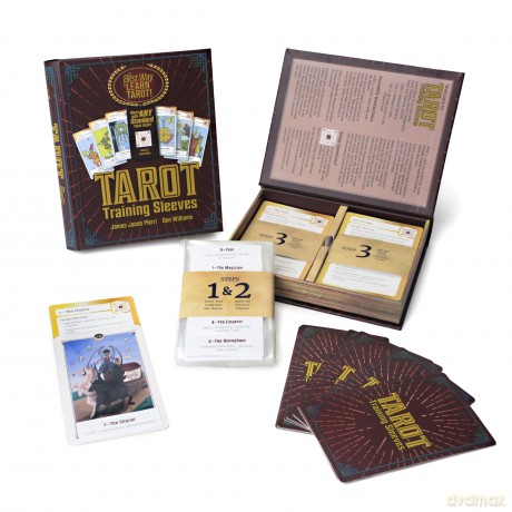 Tarot Training Sleeves: A 3-Step, Interactive Box Set for Beginners with 80 Tarot Training Sleeves, 84 Keyword Labels, and 80 Definition Cards (QR Codes Offer Advanced Online Content) - James Jacob Pierri [KSIĄŻKA]