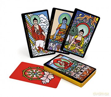 The Buddha Tarot: (Tarot Kit Box Set with 78 Cards and Guide Book) - Robert M. Place [KSIĄŻKA]