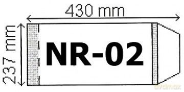 Okładka na podr B5 regulowana nr 2 (50szt) NARNIA [SZKOŁA]