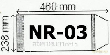 Okładka na podr B5 regulowana nr 3 (25 szt) NARNIA [SZKOŁA]