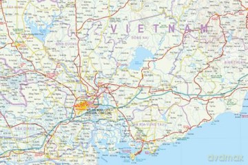 Vietnam South Map 1:600,000 scale (Waterproof and Tear Resistant) - Reise Know How [KSIĄŻKA]