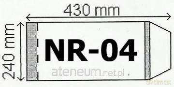 Okładka na podr B5 regulowana nr 4 (50szt) NARNIA [SZKOŁA]
