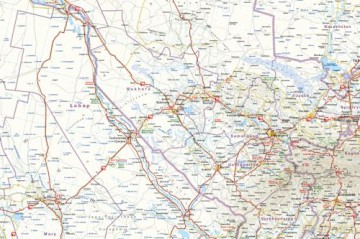 Silk Road - to China through Central Asia: 1:2,000,000 (Waterprrof and Tear Resistant) - Reise Know How [KSIĄŻKA]