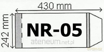Okładka na podr B5 regulowana nr 5 (50szt) NARNIA [SZKOŁA]