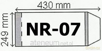 Okładka na podr B5 regulowana nr 7 (50szt) NARNIA [SZKOŁA]