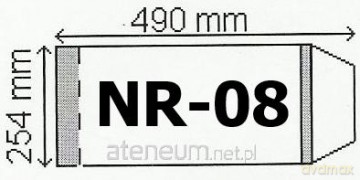 Okładka na podr B5 regulowana nr 8 (25 szt) NARNIA [SZKOŁA]